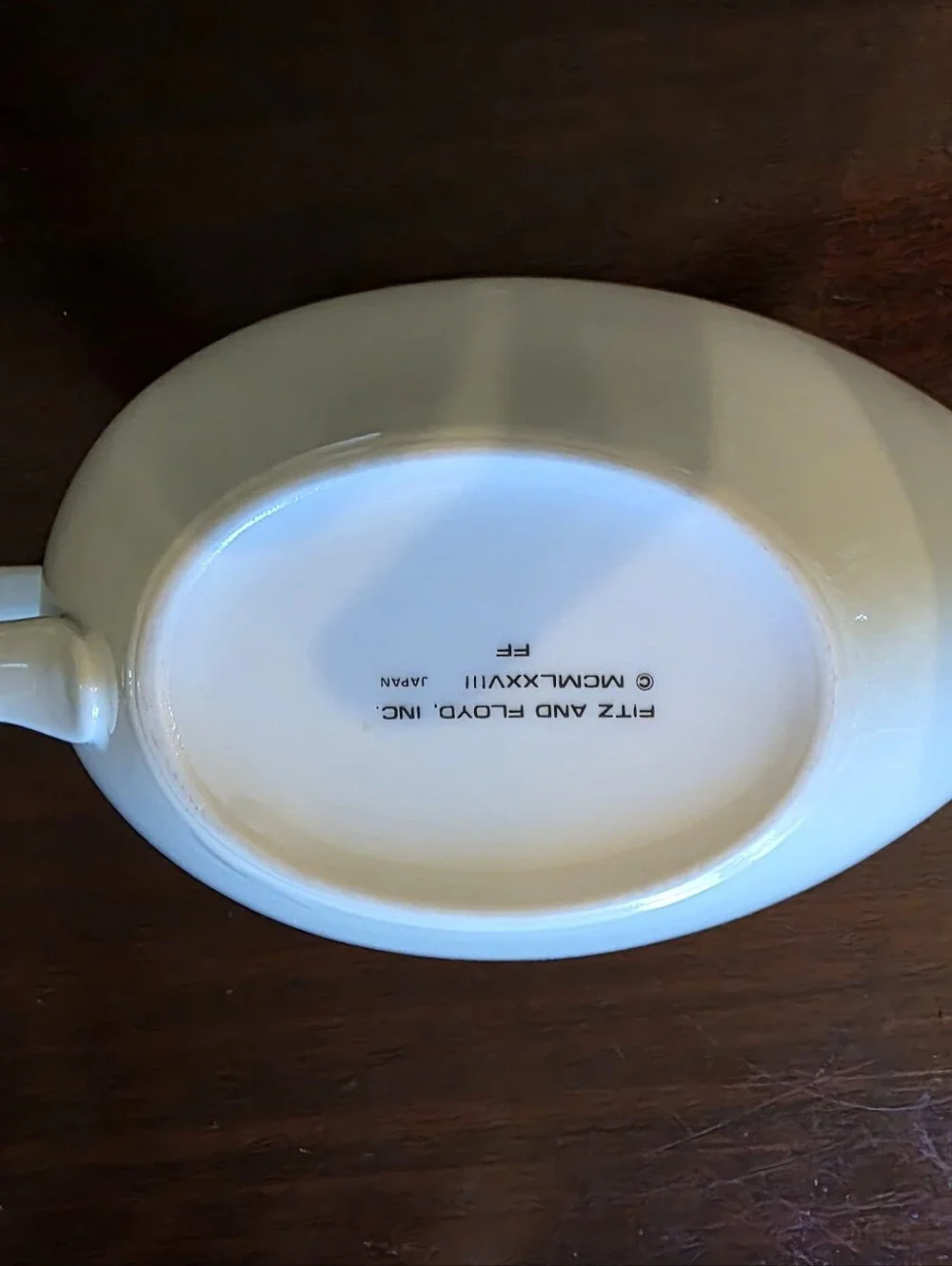 Fitz And Floyd Inc. Classic Ceramic Gravy Boat in Pale Mint
